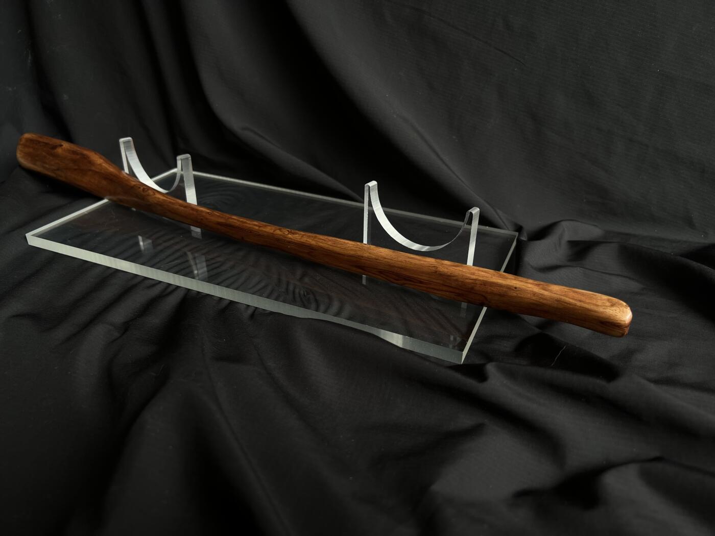 零元拍：NO.9海南黄花梨随形文玩把玩棍，尺寸约：46.5/2/3CM