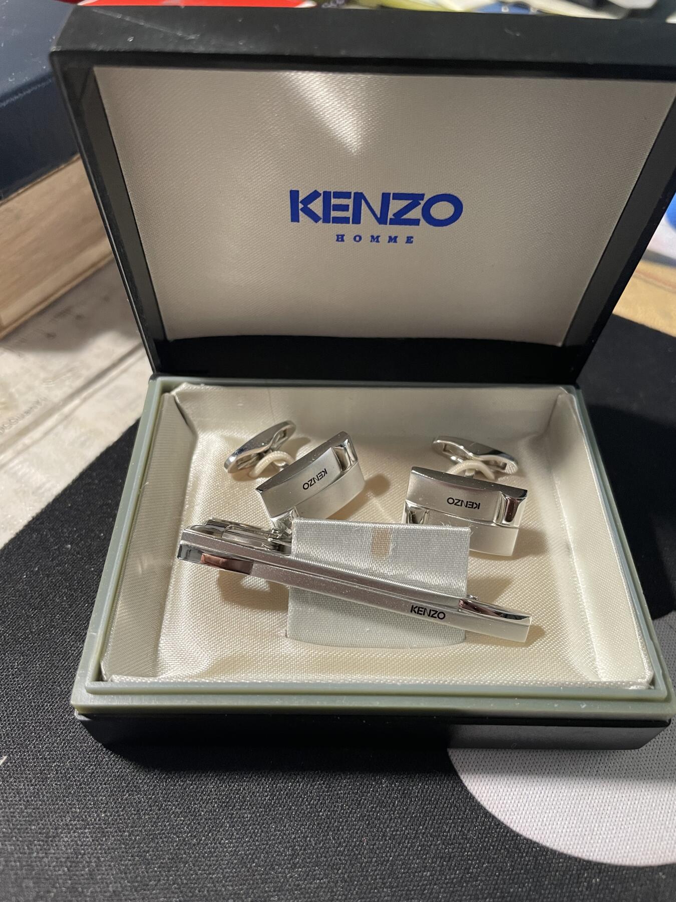 KENZO homme领带夹袖口夹