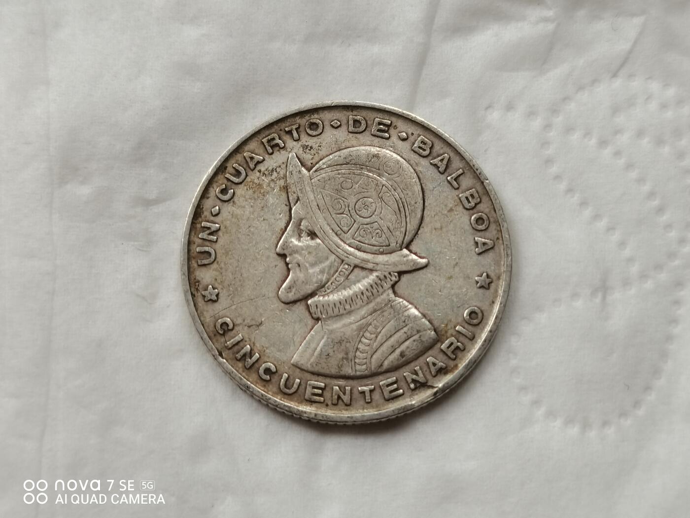 银币 1953年巴拿马银币（6.2克）