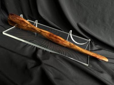 零元拍：NO.10海南黄花梨随形文玩把玩棍，尺寸约：37.5/2/4.5CM - 零元拍：NO.10海南黄花梨随形文玩把玩棍，尺寸约：37.5/2/4.5CM