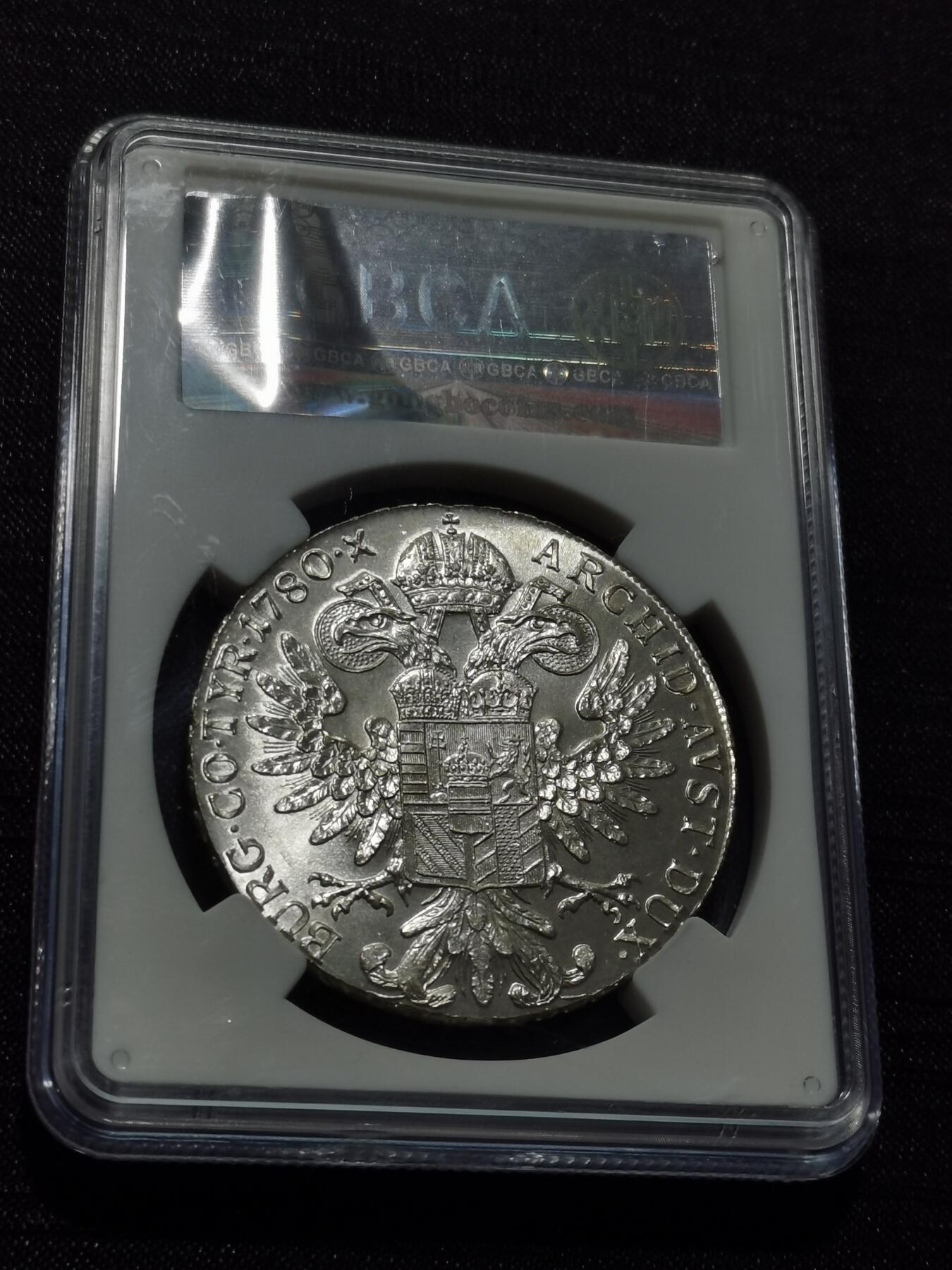 天下钱庄专场欢迎参拍 奥匈帝国大奶妈银币，官方后铸