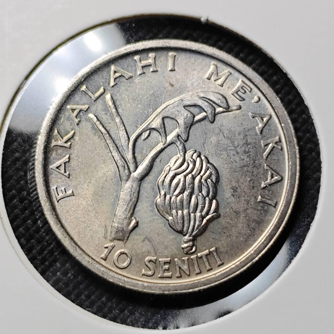 KK钱币收藏小铺  第412期 2月预留时间 周末发货 1981汤加10分 