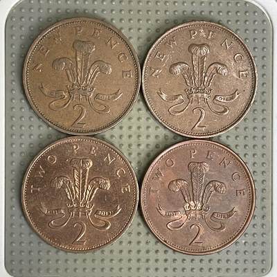 2026年第41场各国散币拍卖（总第191场） - 英国2便士4枚