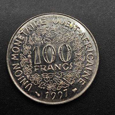 【淘币小摊】实时拍第八百八十六拍   散币场    每周一统一发货 - 西非1997年100法郎