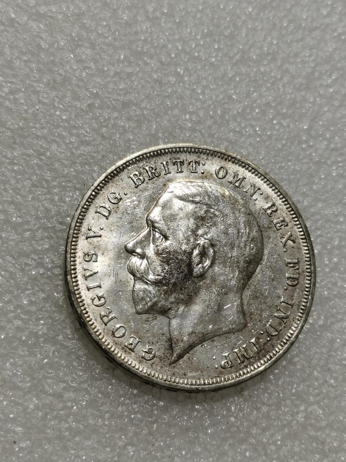 天下钱庄专场欢迎参拍 英国乔治五世木马剑银币