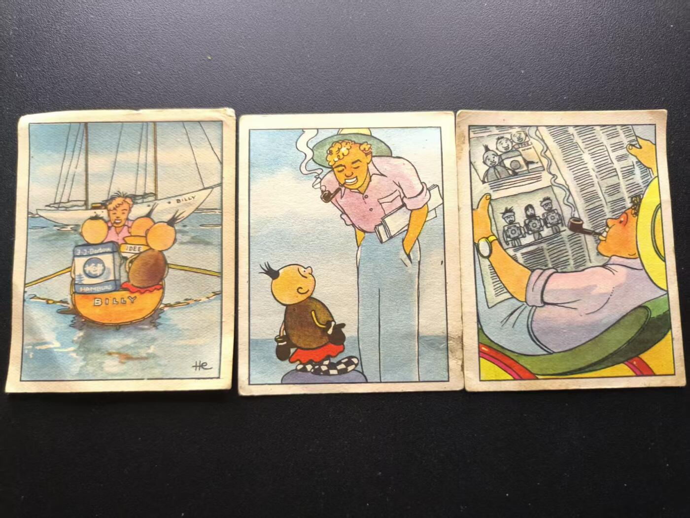 云宸嘉赏-勋臻文献佳藏优品精选场次（低佣 转发佣金红包） 战后德国收藏烟卡（达博恩的奇遇 / 经历）一组 