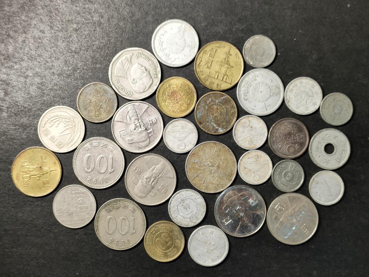 嘉禾收藏    【第502期】            无佣金、可寄存、满30元包邮 【包邮】多国硬币一组30枚