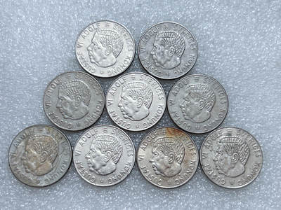 第一海外回流一元起拍收藏 散集专场  第310期 - 瑞典1克朗硬币 9枚