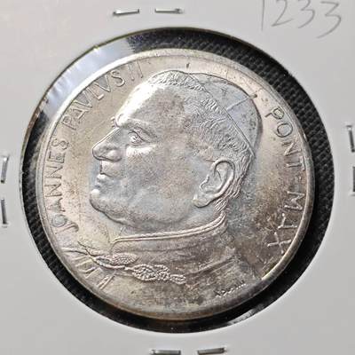 KK钱币收藏小铺  第412期 2月预留时间 周末发货 - 梵蒂冈教王纪念章 