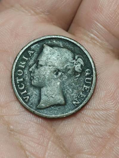 2026年第三十九场(总第二百零八场）外国好品散币场(免佣金) - 少见品种–英属海峡殖民地1845单年份1/2分(维多利亚女王时期第一版，东印度公司造)