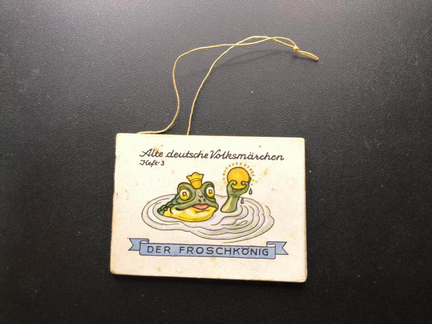 云宸嘉赏-勋臻文献佳藏优品精选场次（低佣 转发佣金红包） 德意志第三帝国袖珍版德国民间童话小书-《青蛙王子》 