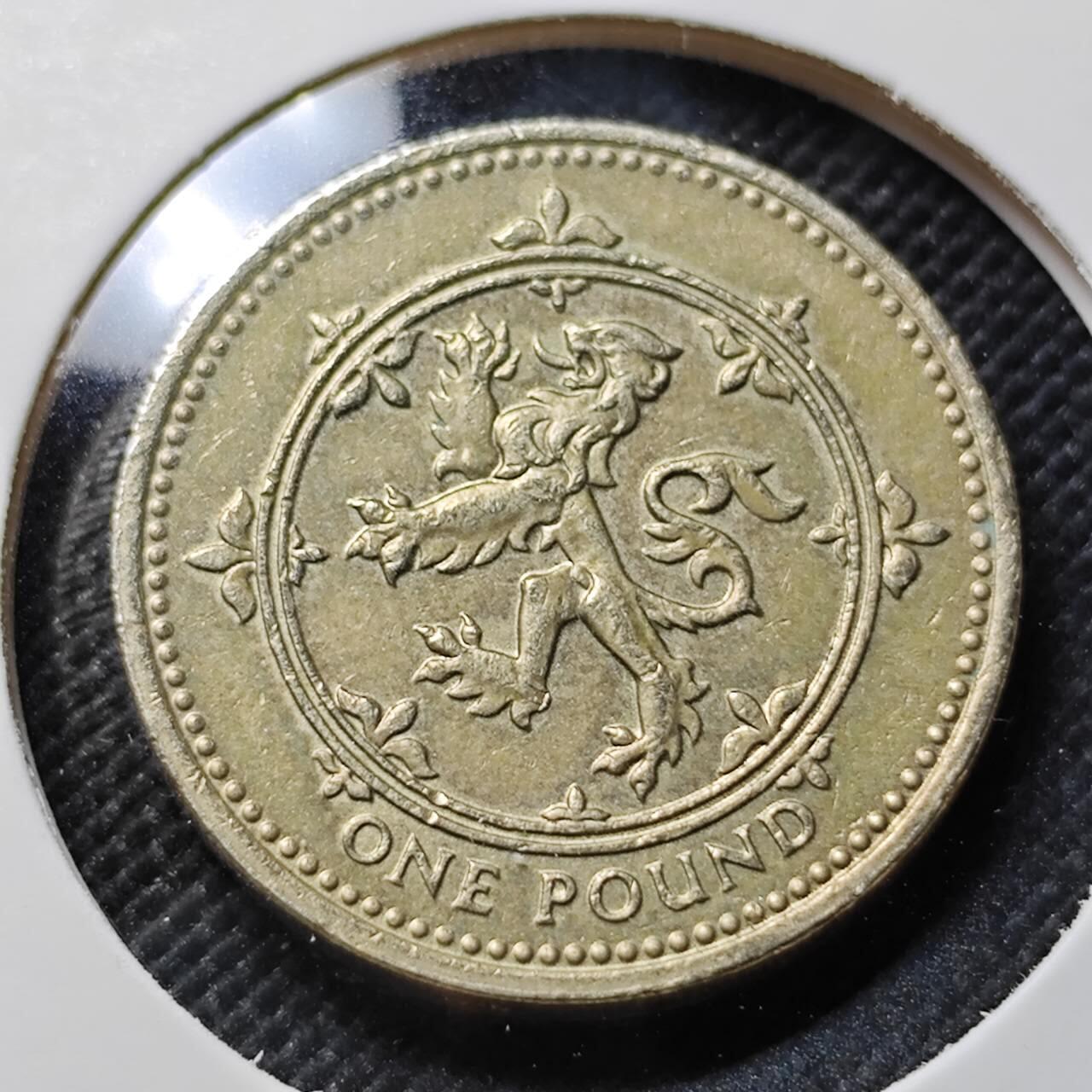 KK钱币收藏小铺  第412期 2月预留时间 周末发货 1994英国1镑  狮子