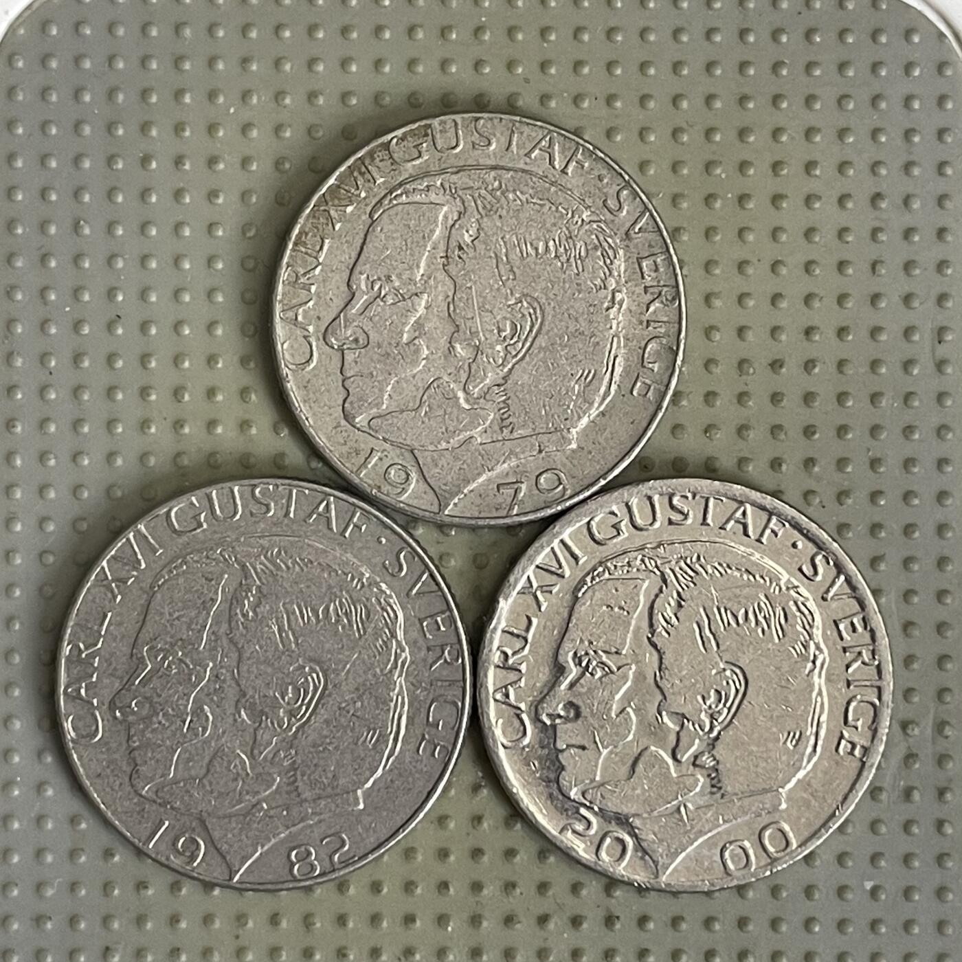 2026年第41场各国散币拍卖（总第191场） 瑞典1克朗3枚