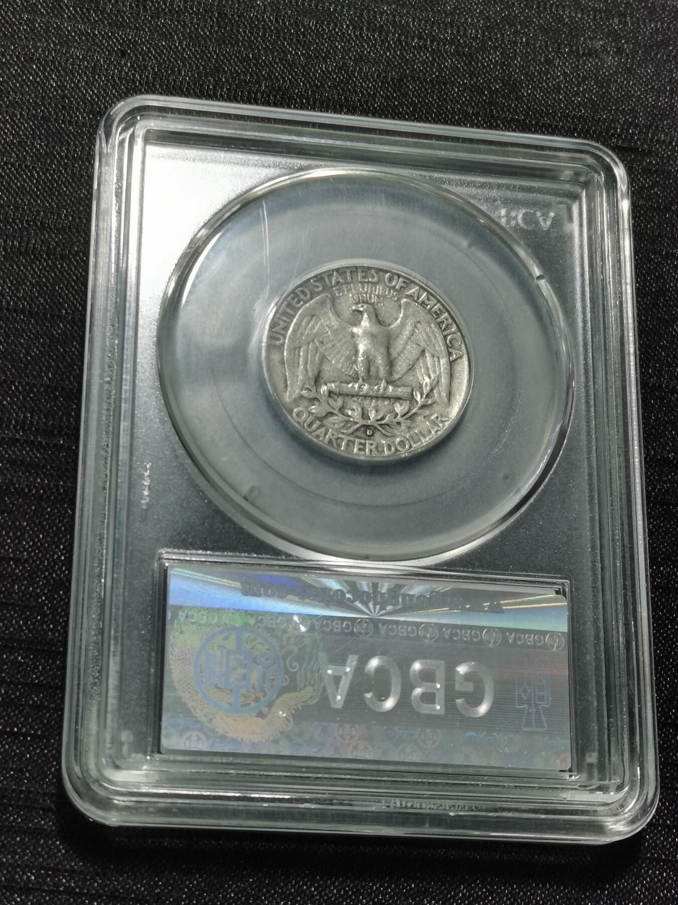 天下钱庄专场欢迎参拍 美国25美分银币