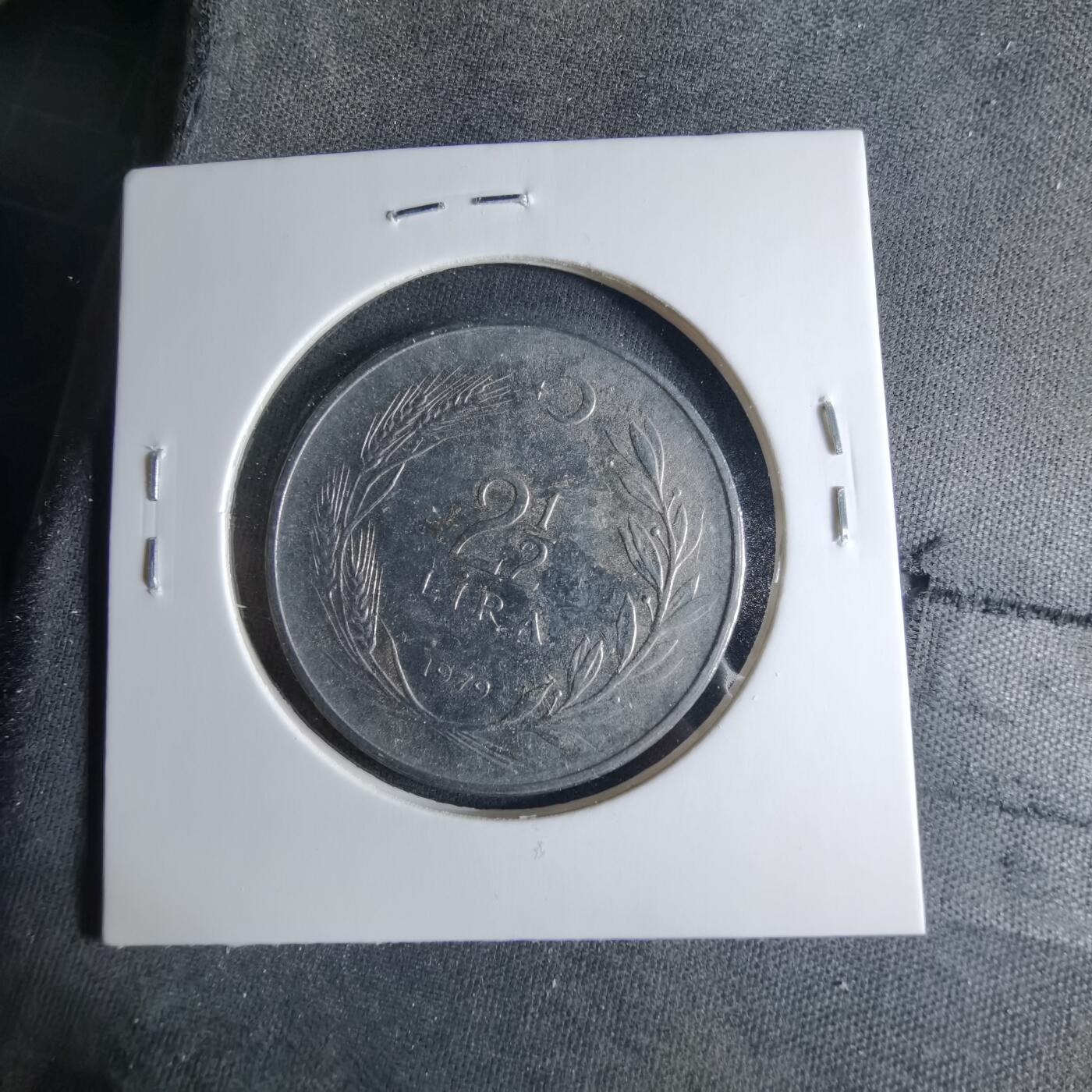 沼泽如烟--第1039场 土耳其1979年2.5里拉