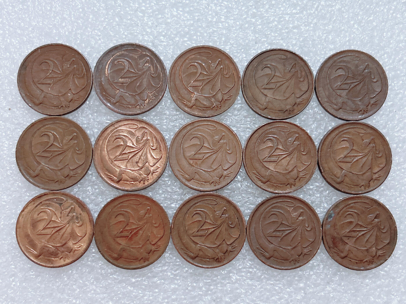 第一海外回流一元起拍收藏 散集专场  第310期 澳大利亚2分硬币 15枚