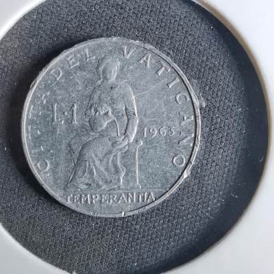 沼泽如烟--第1039场 - 梵蒂冈1963年1里拉