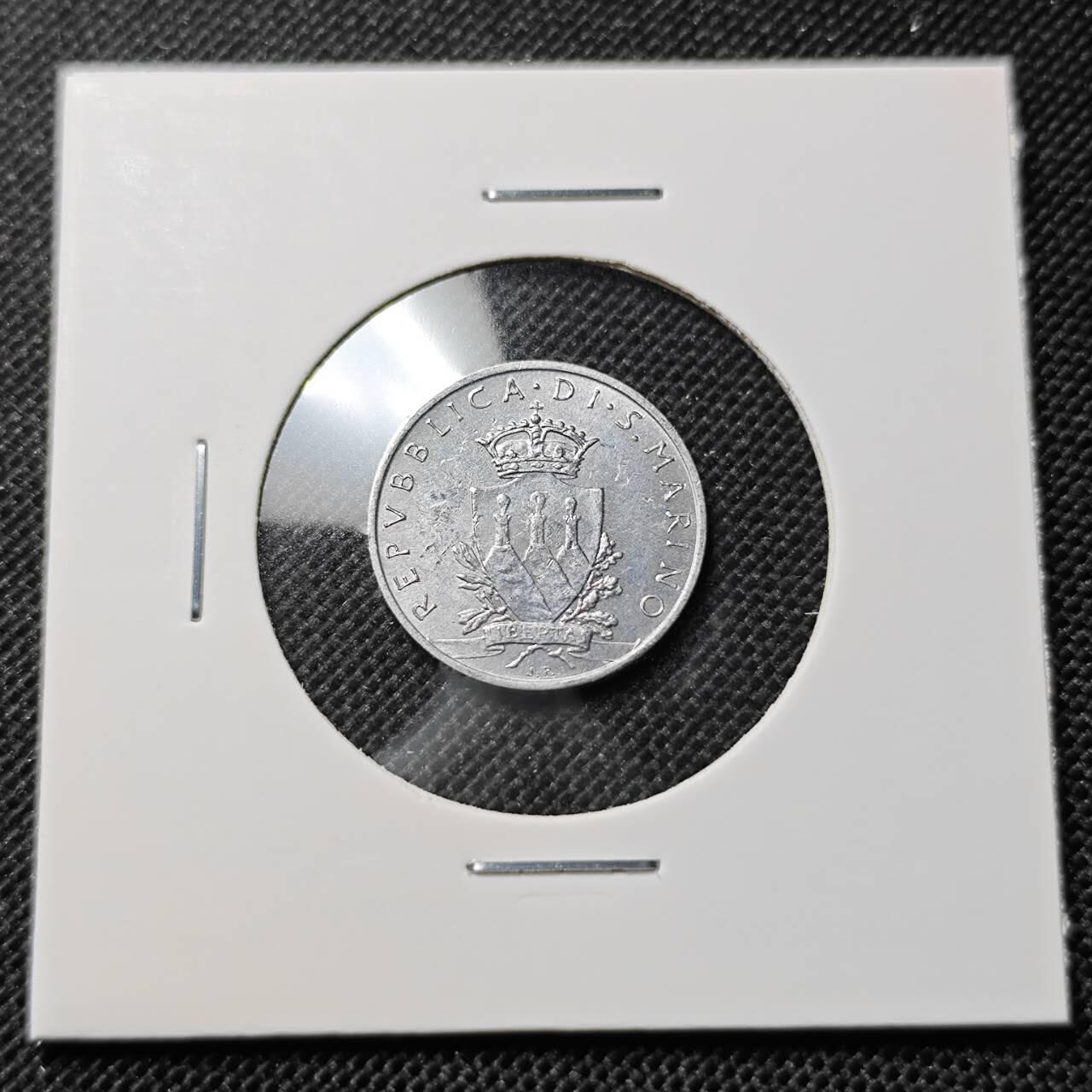 KK钱币收藏小铺  第412期 2月预留时间 周末发货 1979圣马力诺1里拉 