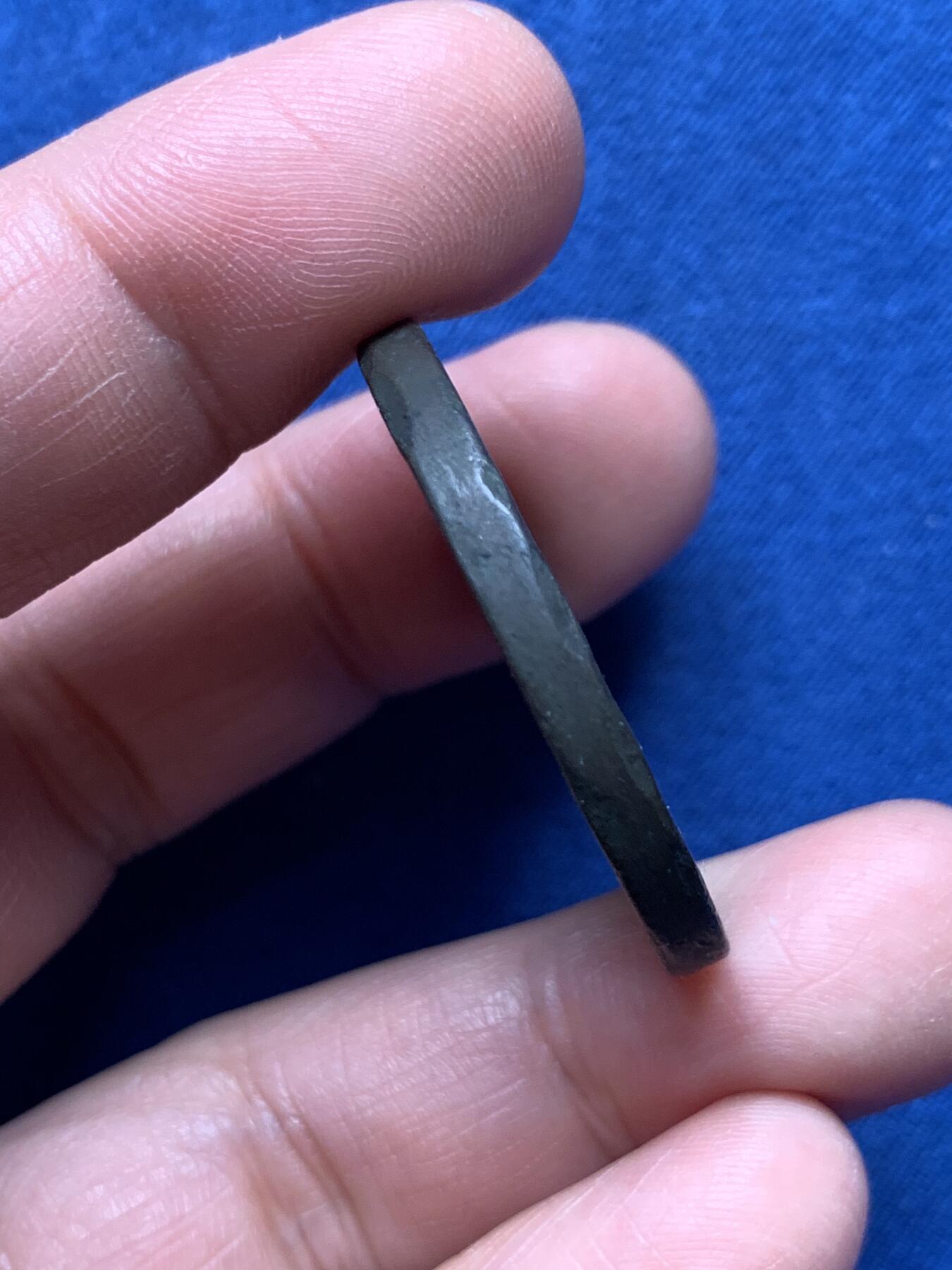 《竞宝斋》第476场 周日，周一 2场连拍 （全场包邮）欢迎送拍 英国1797年乔治三世车轮1便士铜币