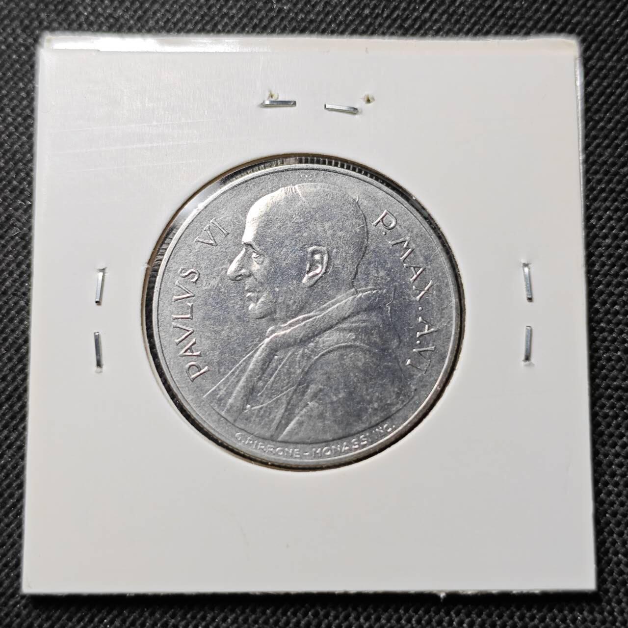 KK钱币收藏小铺  第412期 2月预留时间 周末发货 梵蒂冈100里拉