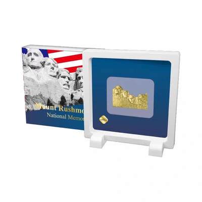 精品币专拍场 - 萨摩亚2026年美国建国250周年系列总统山20分高浮雕纪念铜币礼盒