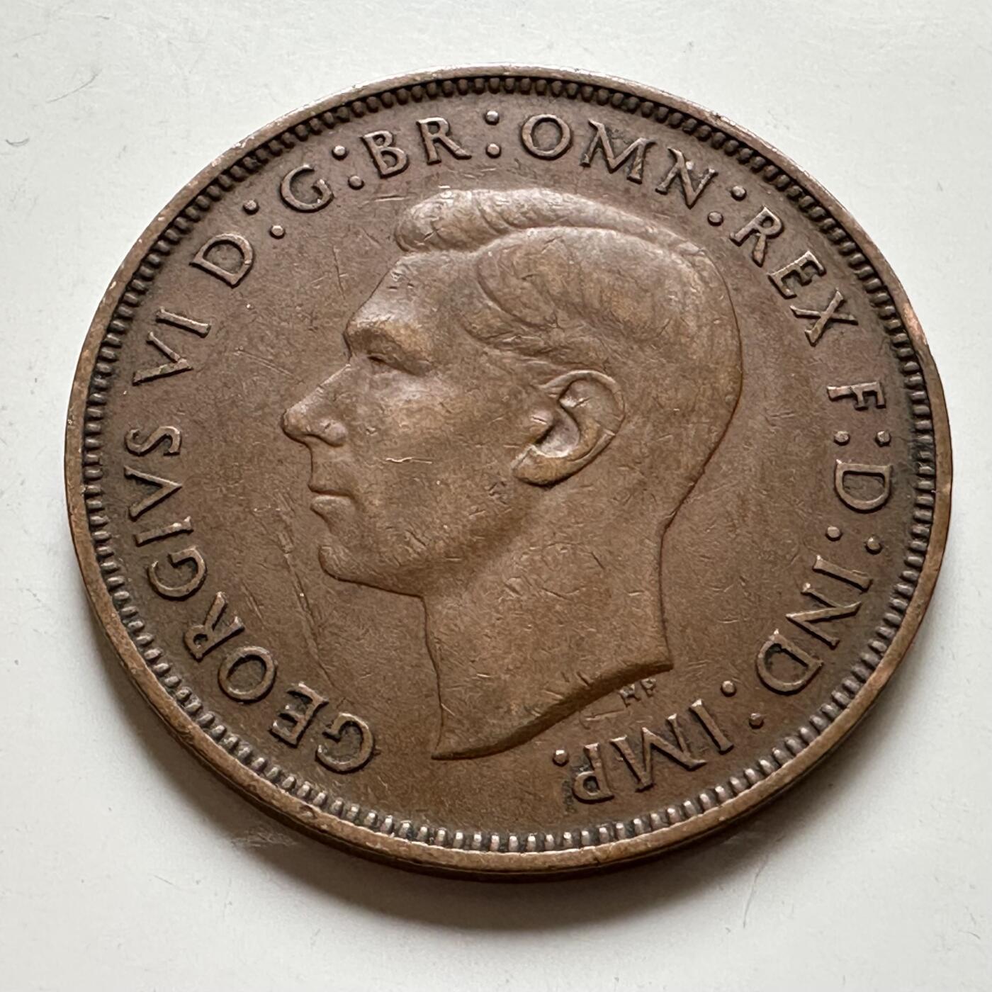 🌹外币初藏🌹🐯2026年第35场   每周二四六晚8️⃣点 接代拍 英国1938年一便士 b