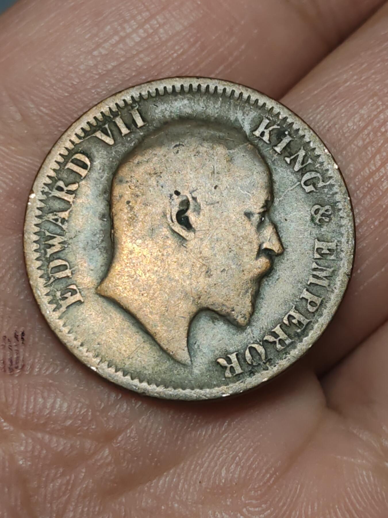 2026年第三十九场(总第二百零八场）外国好品散币场(免佣金) 英属印度1903年1/4安娜(爱德华七世时期)