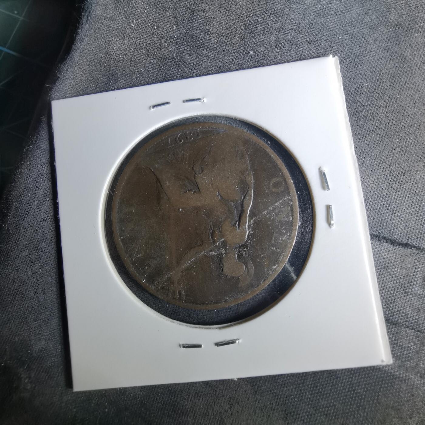 沼泽如烟--第1039场 英国1897年1便士