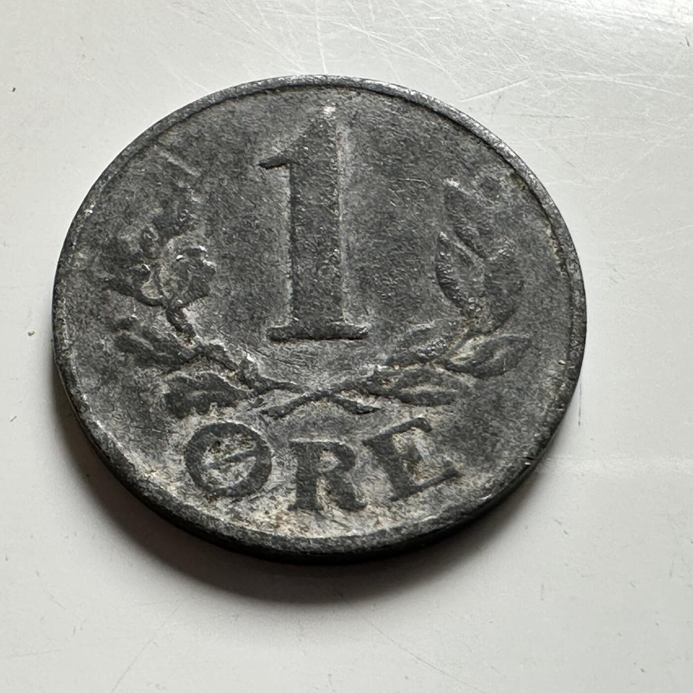 🌹外币初藏🌹🐯2026年第35场   每周二四六晚8️⃣点 接代拍 德占丹麦1943年1欧尔 锌币 a