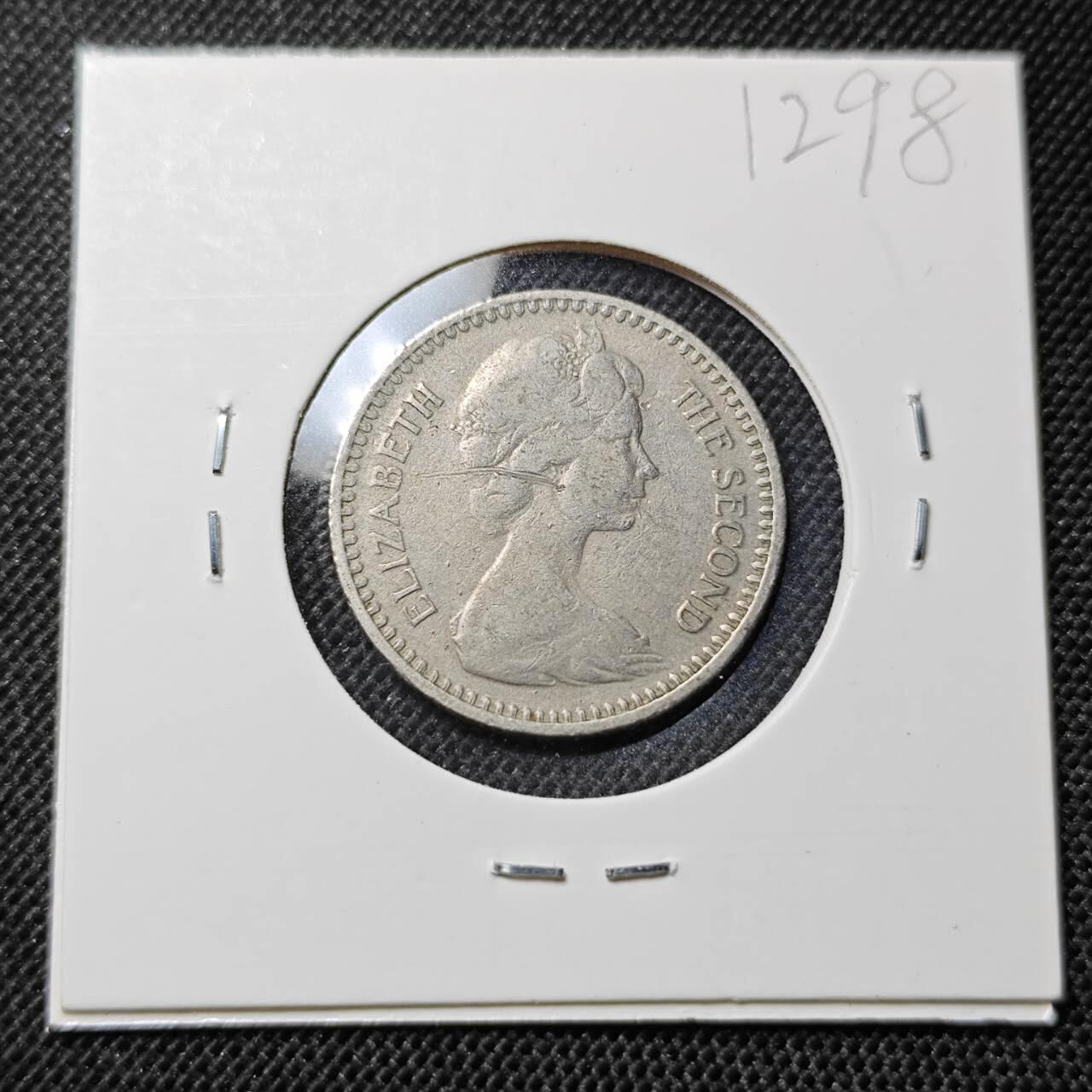 KK钱币收藏小铺  第412期 2月预留时间 周末发货   1964英属罗德西亚10分