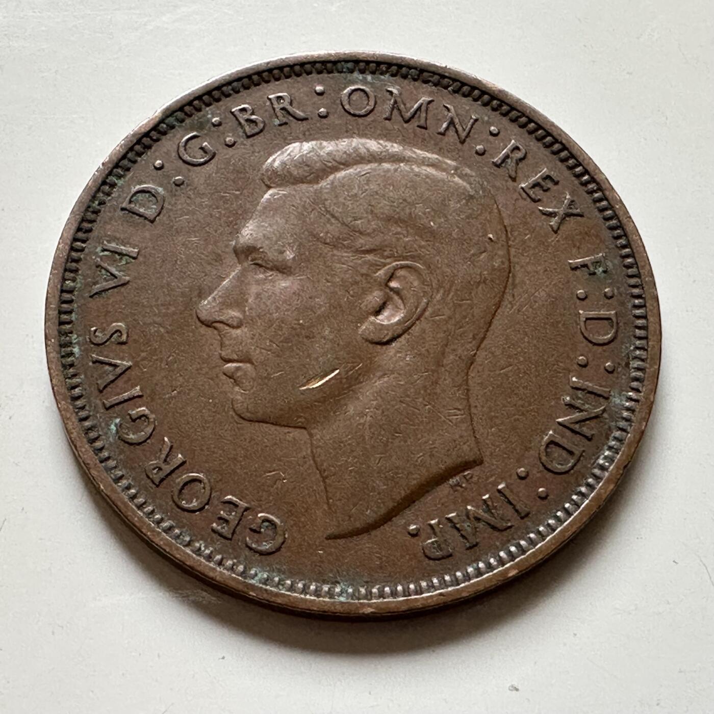 🌹外币初藏🌹🐯2026年第35场   每周二四六晚8️⃣点 接代拍 英国1938年一便士 c