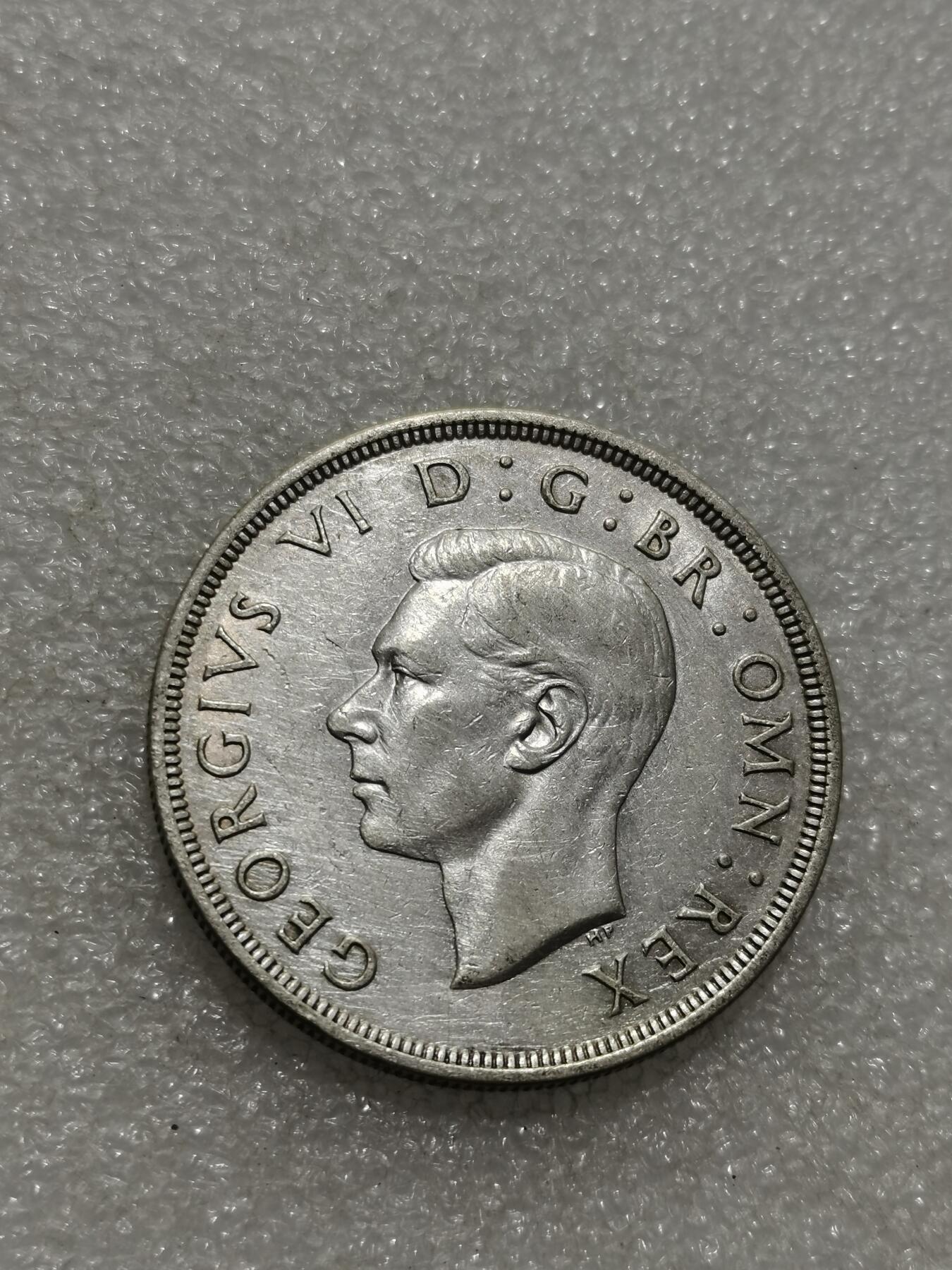 天下钱庄专场欢迎参拍 英国乔治六世登基克朗银币