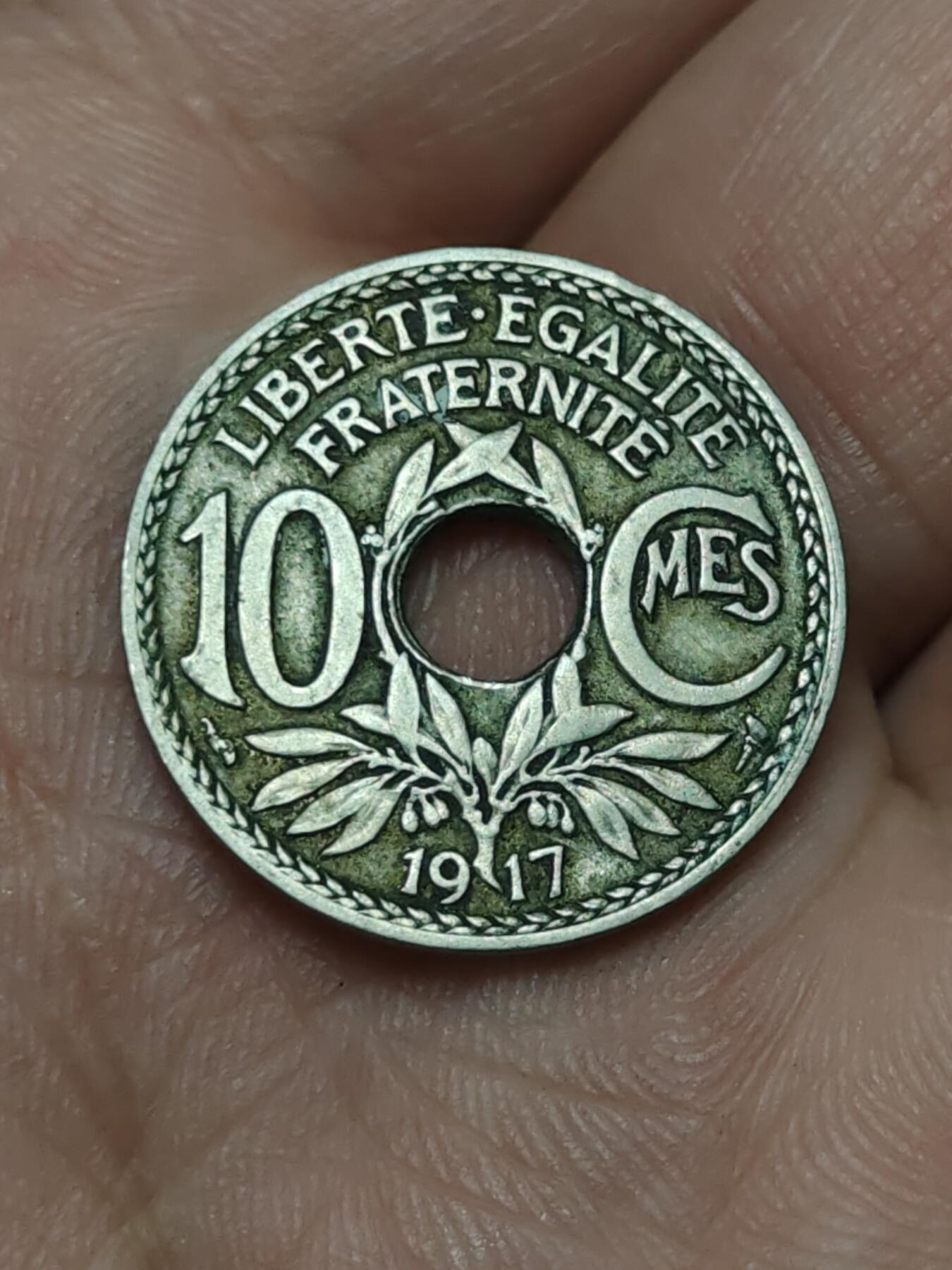 2026年第三十九场(总第二百零八场）外国好品散币场(免佣金) 少见年份–法兰西第三共和国1917年10生丁(第四版首发年)