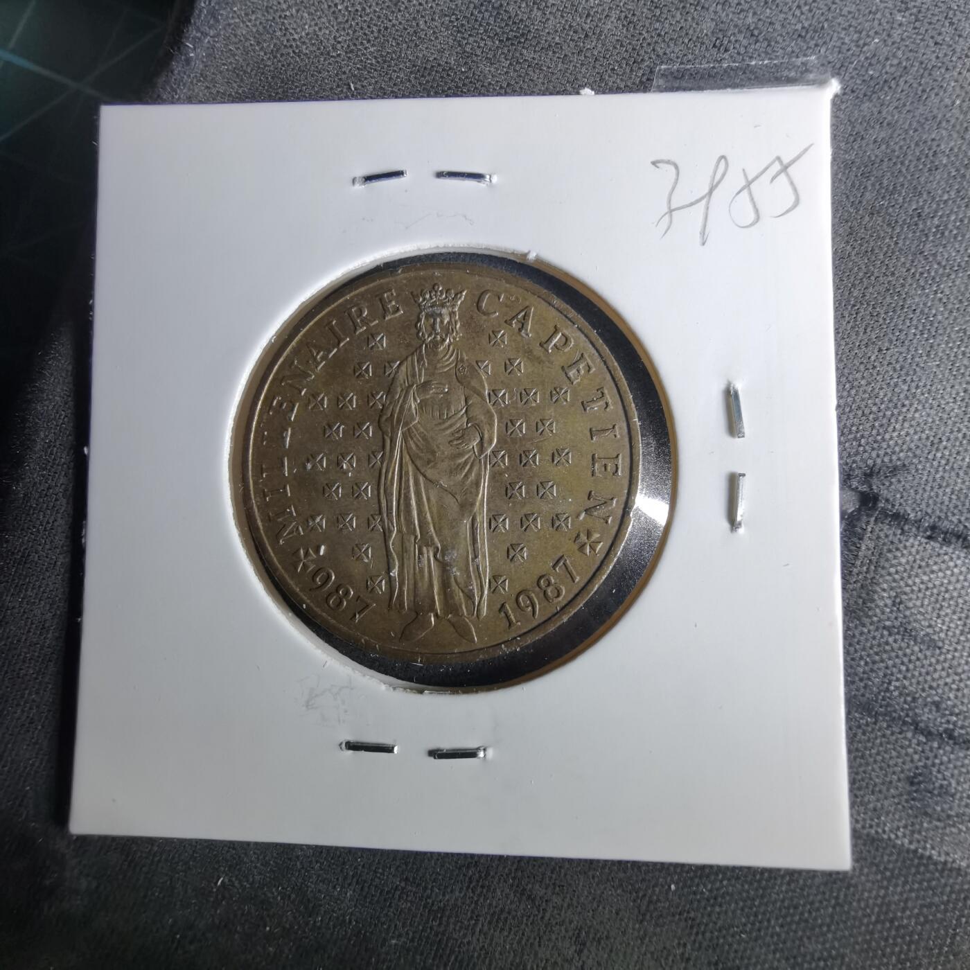 沼泽如烟--第1039场 法国1987年10法郎纪念币