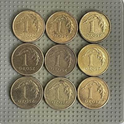 2026年第41场各国散币拍卖（总第191场） - 波兰1格罗申9枚