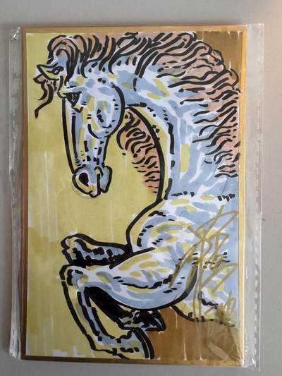 大麦马年第一场 - 罗琛彩绘卡 马