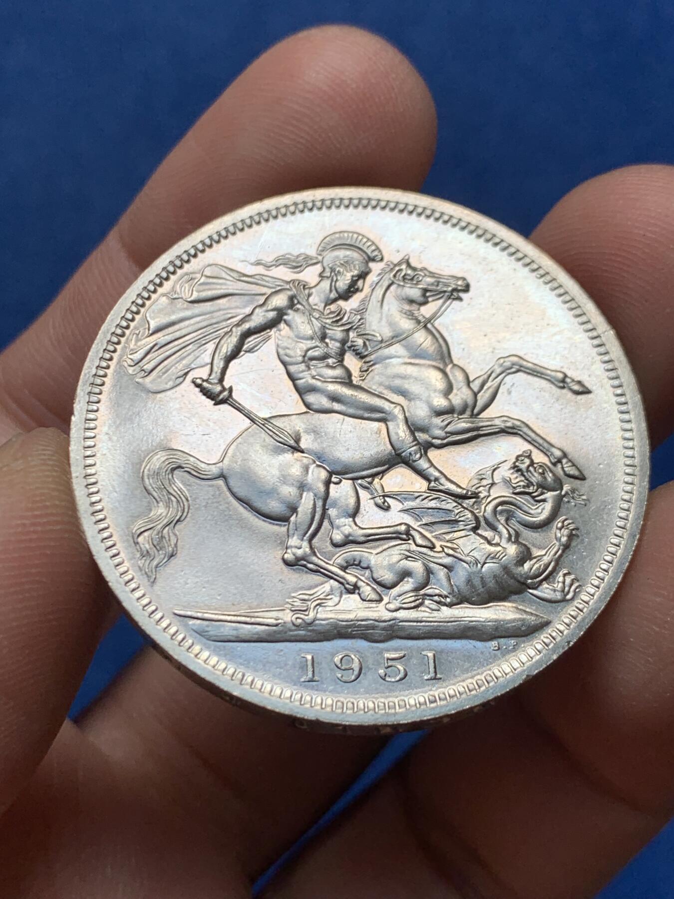 《竞宝斋》第476场 周日，周一 2场连拍 （全场包邮）欢迎送拍 1951年 原光英国乔六马剑 最后流通的镍马剑 红盒 证盒齐全 状态不错