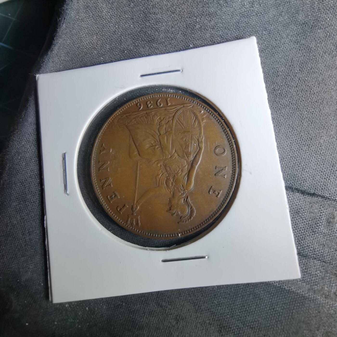 沼泽如烟--第1039场 英国1936年1便士