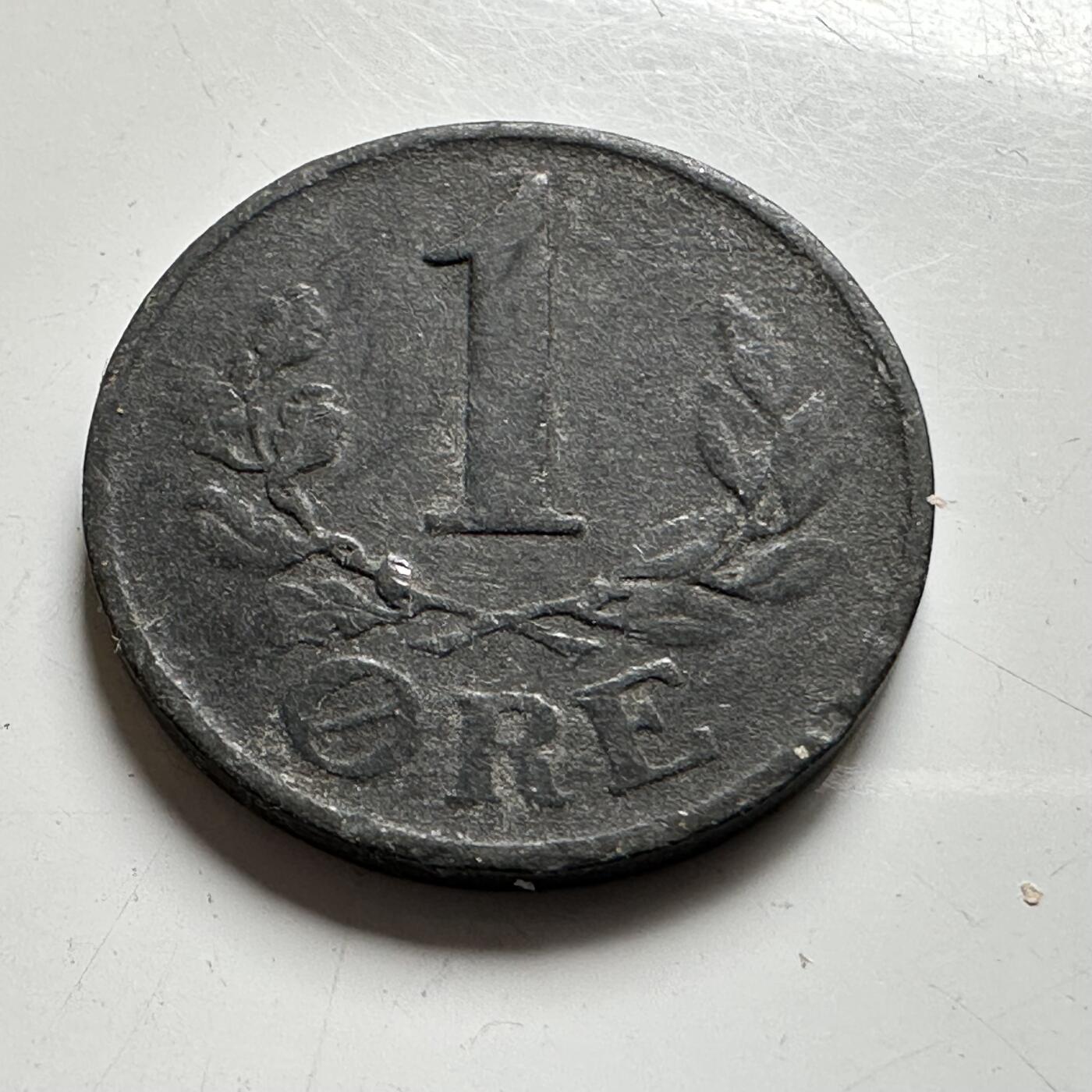 🌹外币初藏🌹🐯2026年第35场   每周二四六晚8️⃣点 接代拍 德占丹麦1943年1欧尔 锌币 b