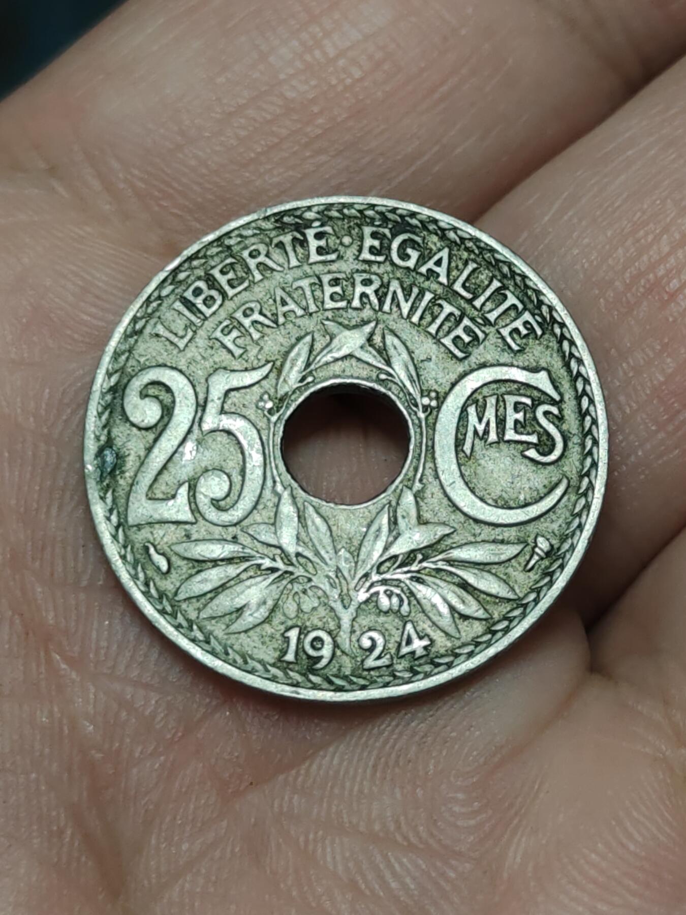 2026年第三十九场(总第二百零八场）外国好品散币场(免佣金) 法兰西第三共和国1924年25生丁(第四版)