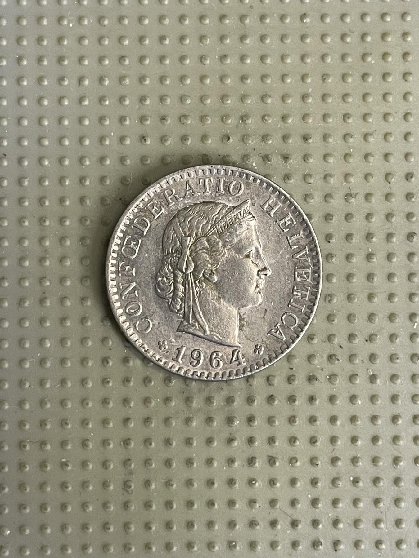 2026年第41场各国散币拍卖（总第191场） 瑞士1964年20生丁