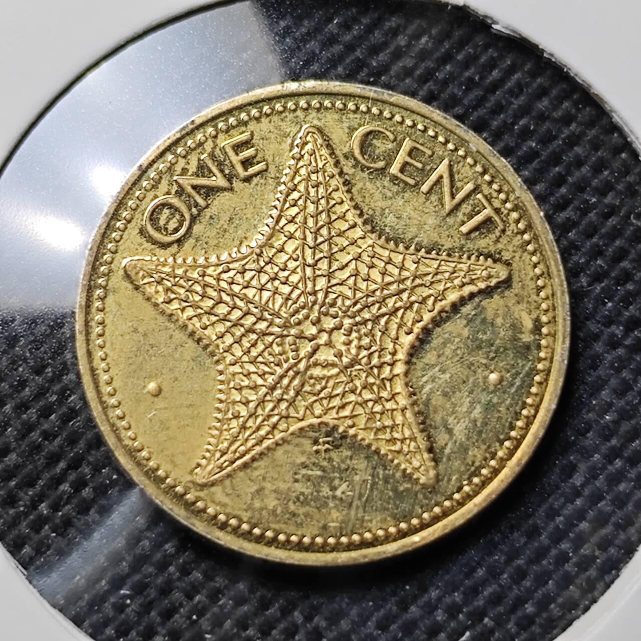 KK钱币收藏小铺  第412期 2月预留时间 周末发货 1974巴哈马1分精制币