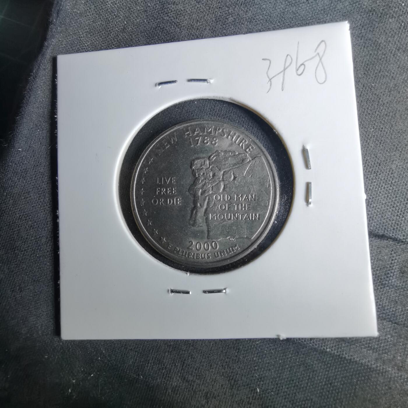 沼泽如烟--第1039场 美国2000年25美分