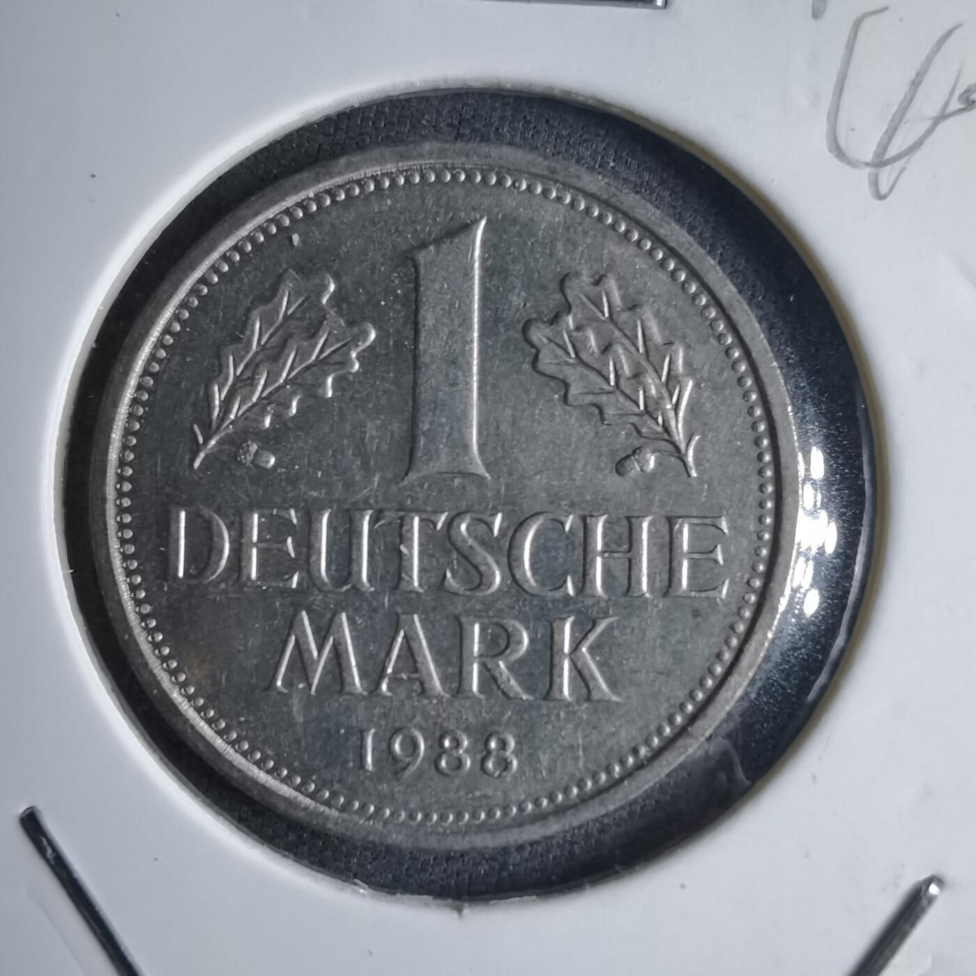 沼泽如烟--第1040场 德国1988年1马克