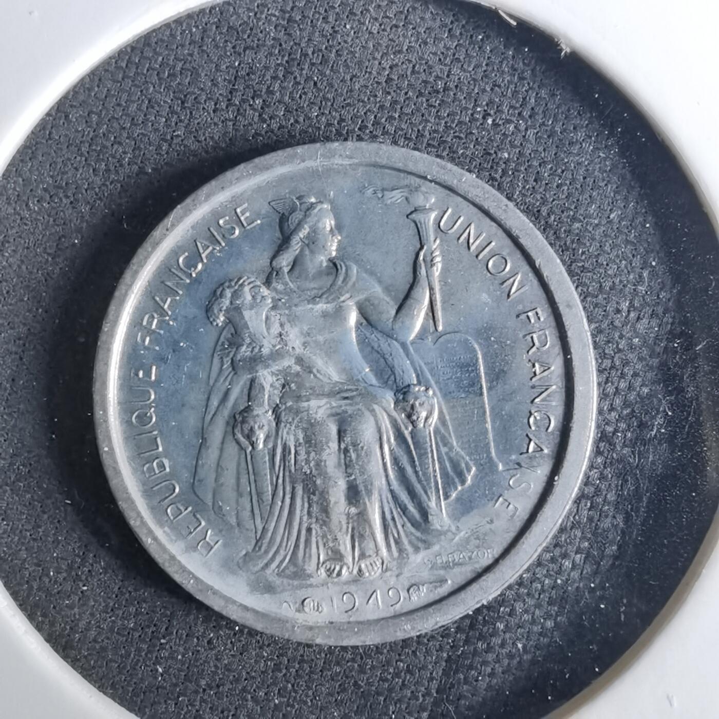 沼泽如烟--第1039场 法属大洋洲1949年50分