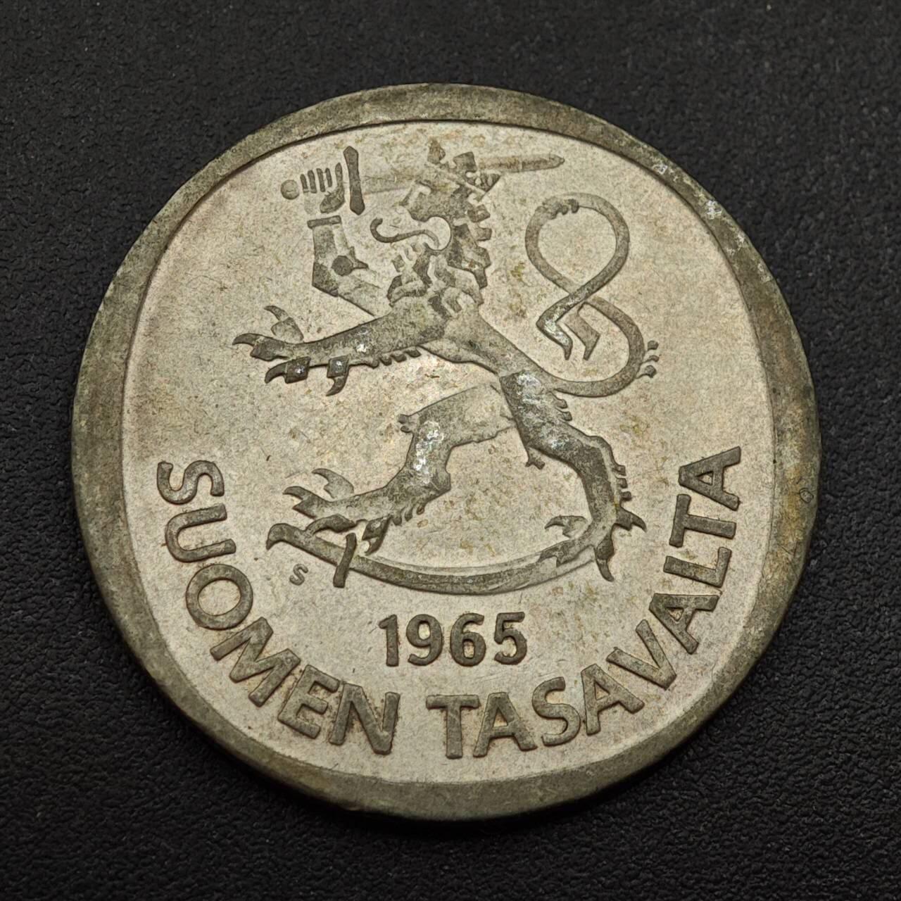 【淘币小摊】实时拍第八百八十五拍   小银币场    每周一统一发货 芬兰1965年1马克银币