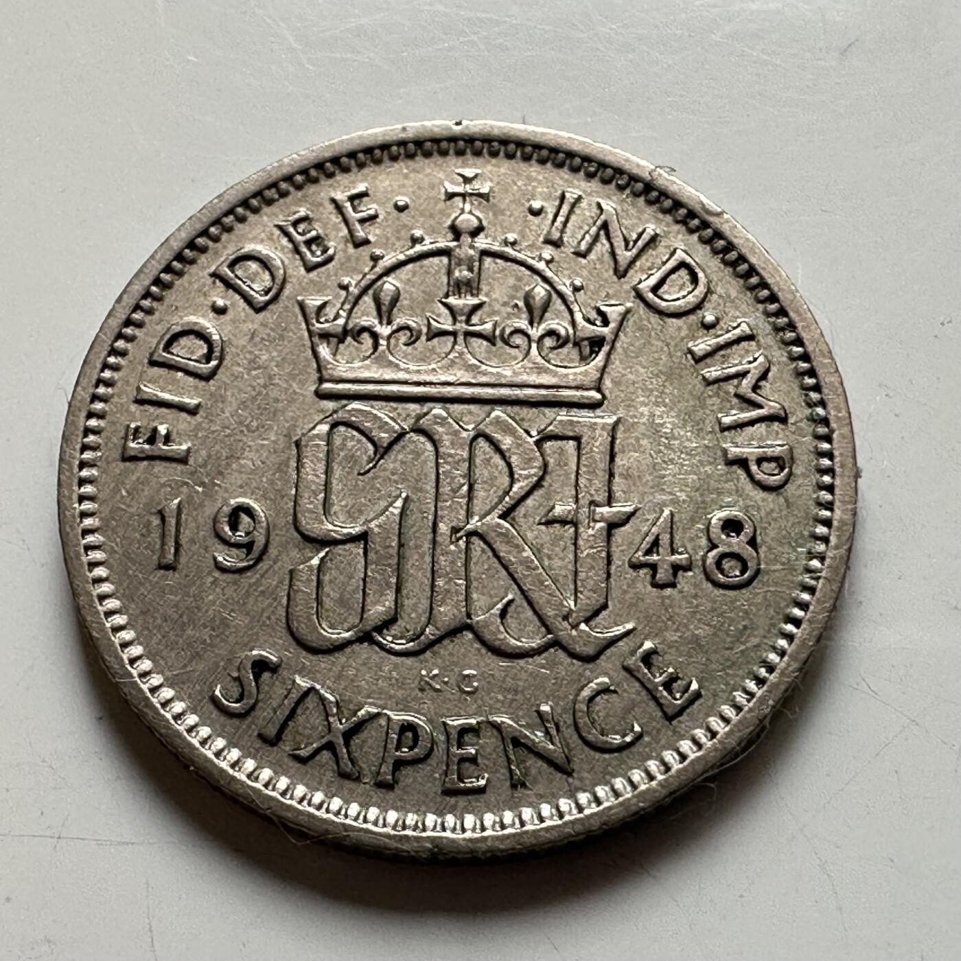 🌹外币初藏🌹🐯2026年第35场   每周二四六晚8️⃣点 接代拍 英国1948年六便士