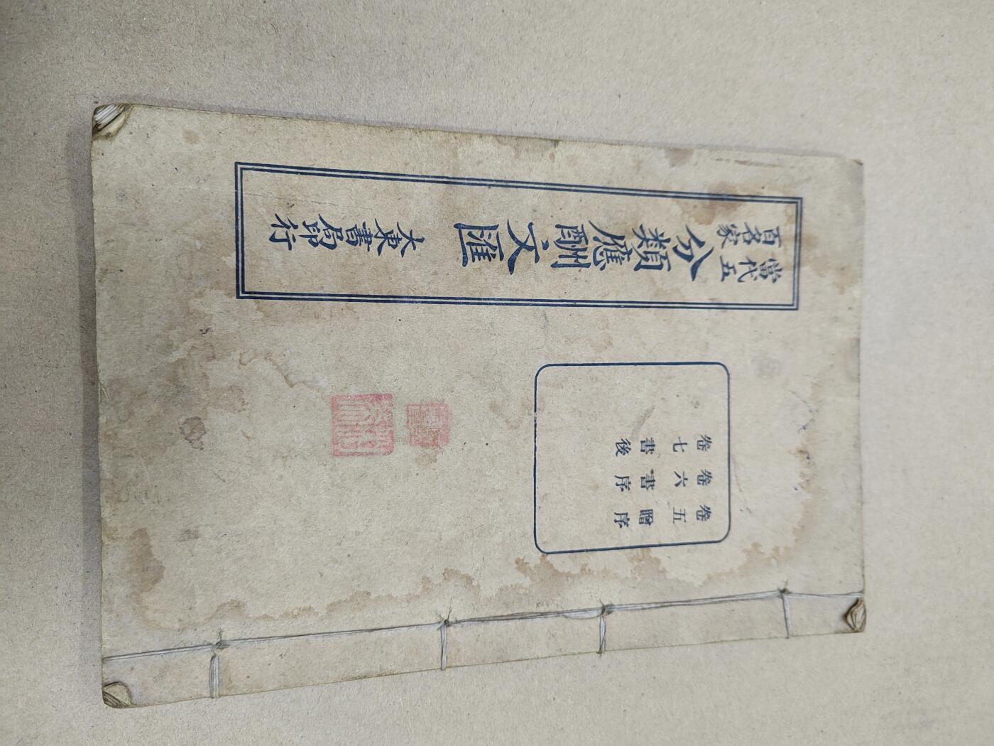 PCAI钱币  31-793  钱币书籍小专场 分类应酬文汇一本