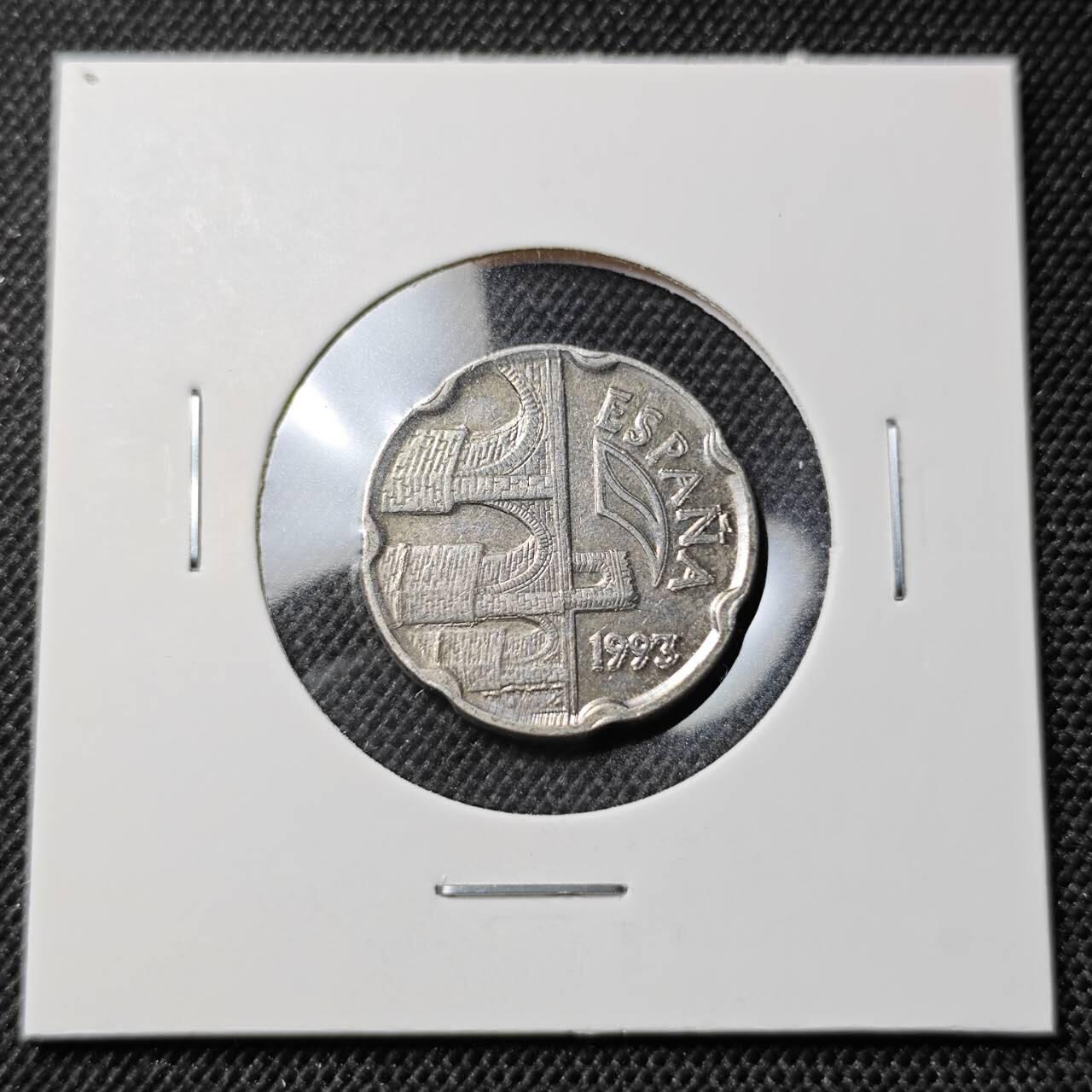 KK钱币收藏小铺  第412期 2月预留时间 周末发货 1993西班牙50比塞塔 纪念币