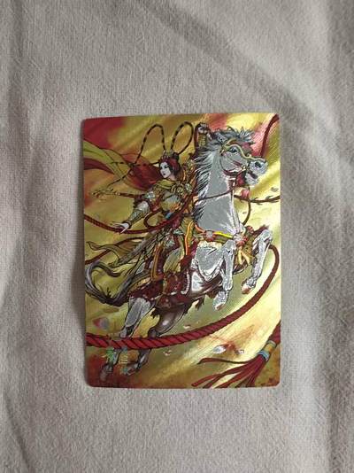 龙虎卡牌-八一场（满200元包邮，无佣金，每周六结拍，欢迎送拍） - 冷烫半粗  龙耀水浒特卡 - 套索三娘 (金)